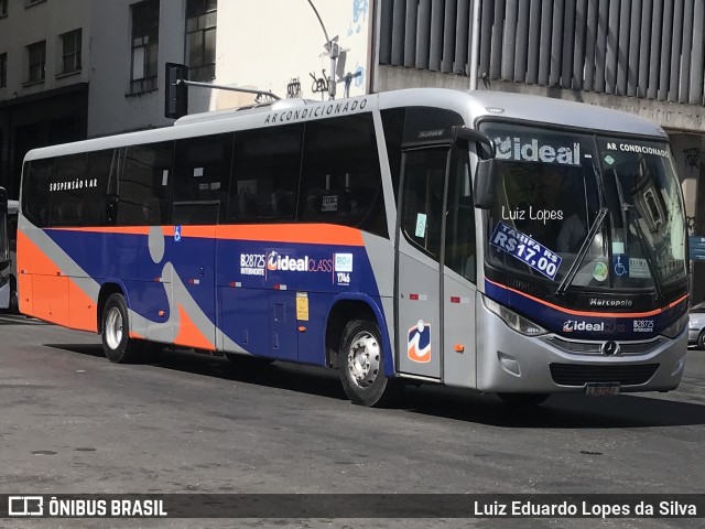 Viação Ideal B28725 na cidade de Rio de Janeiro, Rio de Janeiro, Brasil, por Luiz Eduardo Lopes da Silva. ID da foto: 11690486.