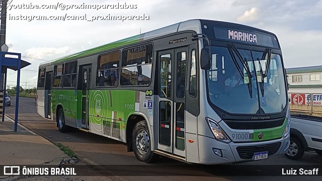 Viação Garcia 91000 na cidade de Sarandi, Paraná, Brasil, por Luiz Scaff. Número da foto: #11692723.