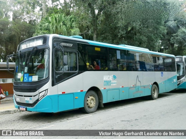 SIT Macaé Transportes 2142 na cidade de Macaé, Rio de Janeiro, Brasil, por Victor Hugo Gerhardt Leandro de Nantes. Número da foto: #11693166.