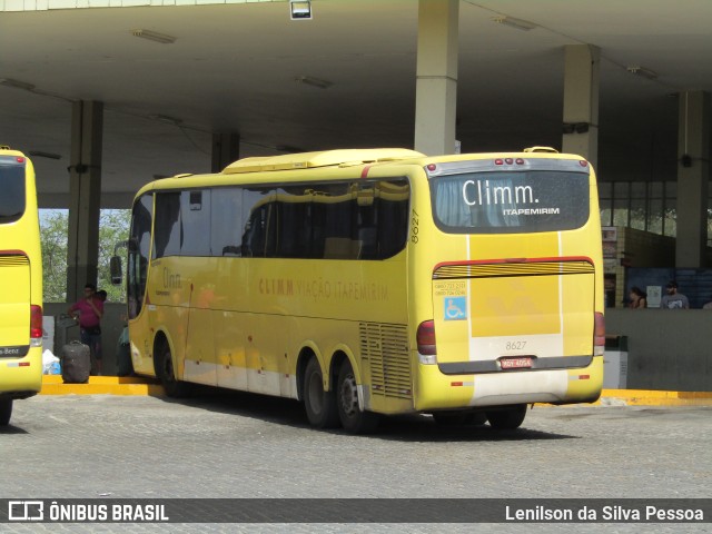 Viação Itapemirim 8627 na cidade de Caruaru, Pernambuco, Brasil, por Lenilson da Silva Pessoa. ID da foto: 11694361.