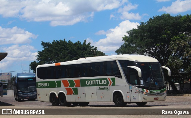 Empresa Gontijo de Transportes 21680 na cidade de Vitória da Conquista, Bahia, Brasil, por Rava Ogawa. ID da foto: 11693178.