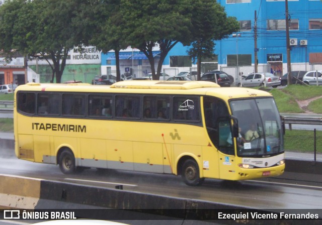 Viação Itapemirim 8547 na cidade de São José dos Campos, São Paulo, Brasil, por Ezequiel Vicente Fernandes. Número da foto: #11693418.