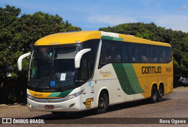 Empresa Gontijo de Transportes 18625 na cidade de Vitória da Conquista, Bahia, Brasil, por Rava Ogawa. ID da foto: 11693183.