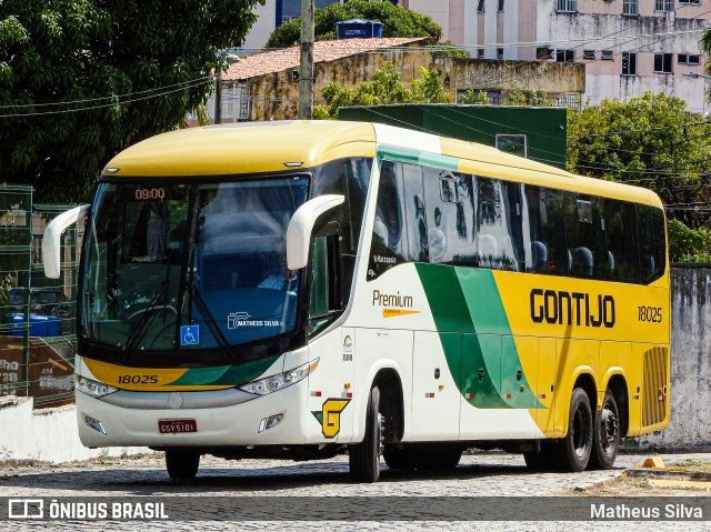 Empresa Gontijo de Transportes 18025 na cidade de Fortaleza, Ceará, Brasil, por Matheus Silva. ID da foto: 11693735.