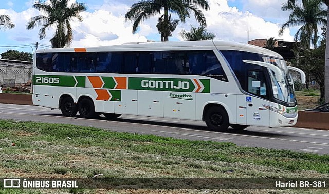 Empresa Gontijo de Transportes 21605 na cidade de Betim, Minas Gerais, Brasil, por Hariel BR-381. ID da foto: 11692607.