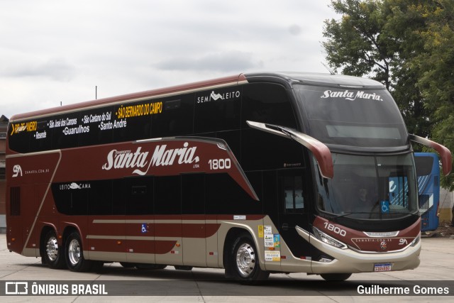 Santa Maria Fretamento e Turismo > Transportes Santa Maria(SP) 1800 na cidade de Rio de Janeiro, Rio de Janeiro, Brasil, por Guilherme Gomes. Número da foto: #11697002.