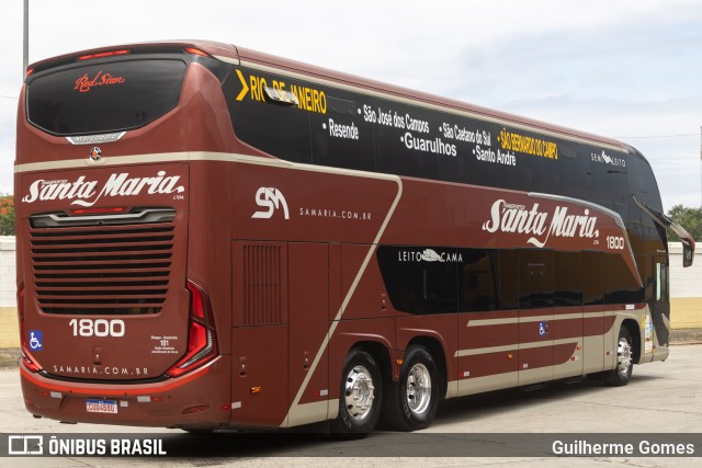 Santa Maria Fretamento e Turismo > Transportes Santa Maria(SP) 1800 na cidade de Rio de Janeiro, Rio de Janeiro, Brasil, por Guilherme Gomes. Número da foto: #11697009.