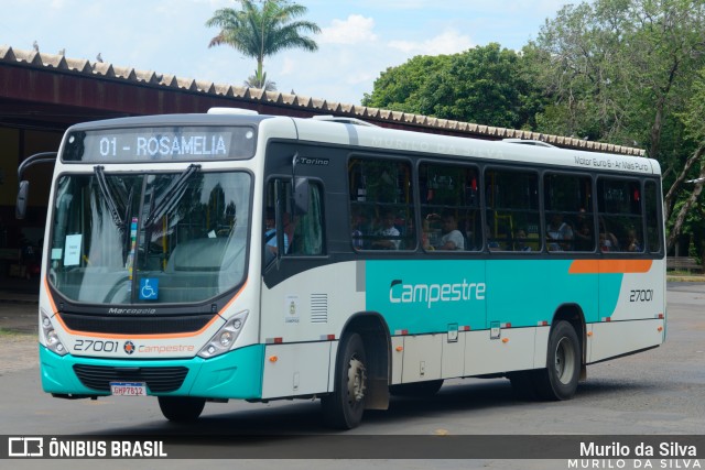 Viação Campestre 27001 na cidade de Cosmópolis, São Paulo, Brasil, por Murilo da Silva. ID da foto: 11696119.