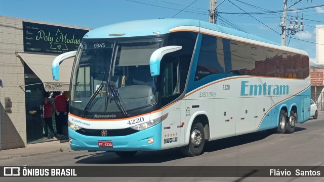 Emtram 4220 na cidade de Barra da Estiva, Bahia, Brasil, por Flávio  Santos. Número da foto: #11696495.