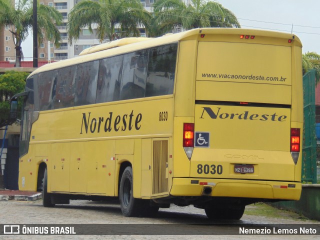 Viação Nordeste 8030 na cidade de Fortaleza, Ceará, Brasil, por Nemezio Lemos Neto. ID da foto: 11696559.