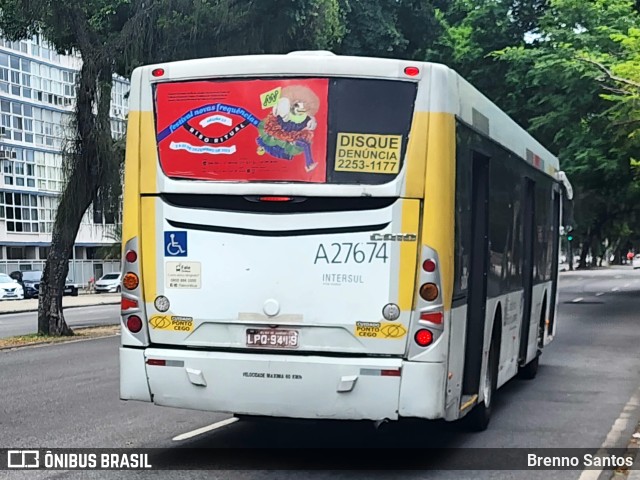 Transportes Vila Isabel A27674 na cidade de Rio de Janeiro, Rio de Janeiro, Brasil, por Brenno Santos. ID da foto: 11696769.