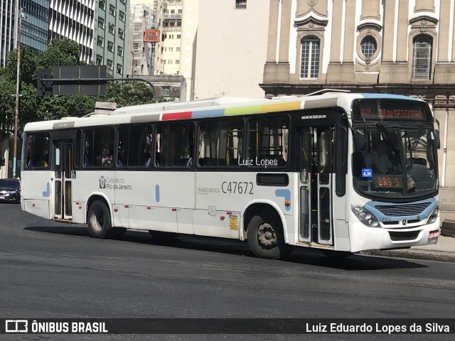 Viação Redentor C47672 na cidade de Rio de Janeiro, Rio de Janeiro, Brasil, por Luiz Eduardo Lopes da Silva. Número da foto: #11695474.