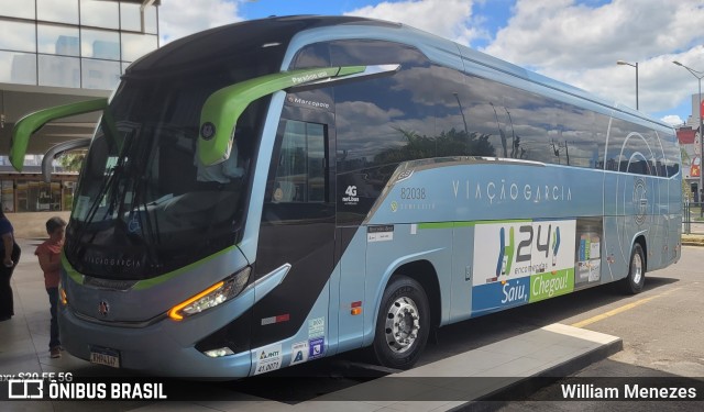 Viação Garcia 82038 na cidade de Criciúma, Santa Catarina, Brasil, por William Menezes. Número da foto: #11695280.
