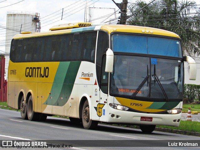 Empresa Gontijo de Transportes 17165 na cidade de Juiz de Fora, Minas Gerais, Brasil, por Luiz Krolman. ID da foto: 11696061.