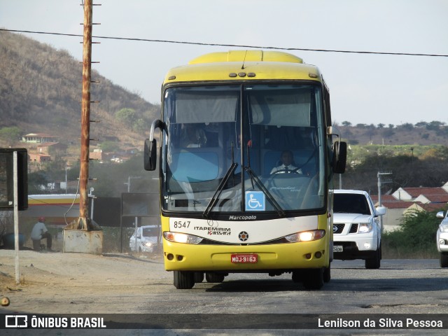 Viação Itapemirim 8547 na cidade de Taquaritinga do Norte, Pernambuco, Brasil, por Lenilson da Silva Pessoa. ID da foto: 11697304.