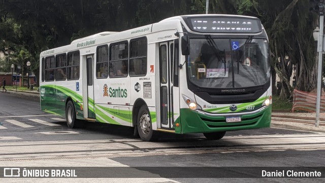 Viação Piracicabana Santos 4227 na cidade de Santos, São Paulo, Brasil, por Daniel Clemente. Número da foto: #11695039.