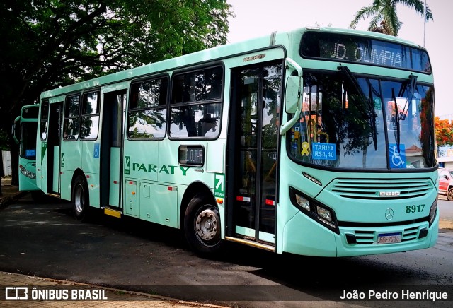 Viação Paraty 8917 na cidade de Jaú, São Paulo, Brasil, por João Pedro Henrique. Número da foto: #11695508.