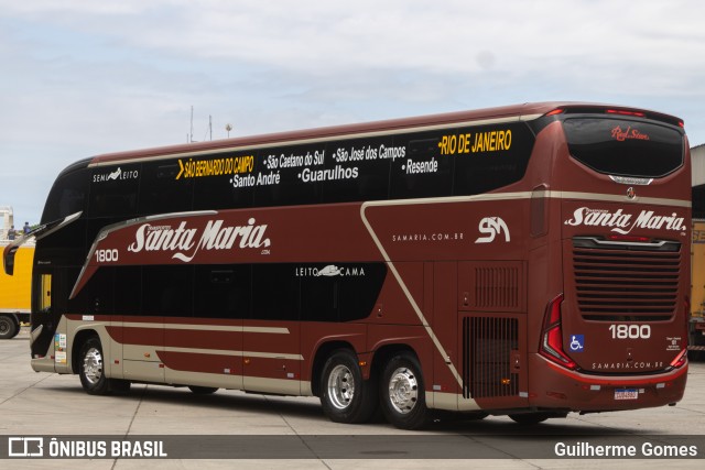 Santa Maria Fretamento e Turismo > Transportes Santa Maria(SP) 1800 na cidade de Rio de Janeiro, Rio de Janeiro, Brasil, por Guilherme Gomes. Número da foto: #11697007.