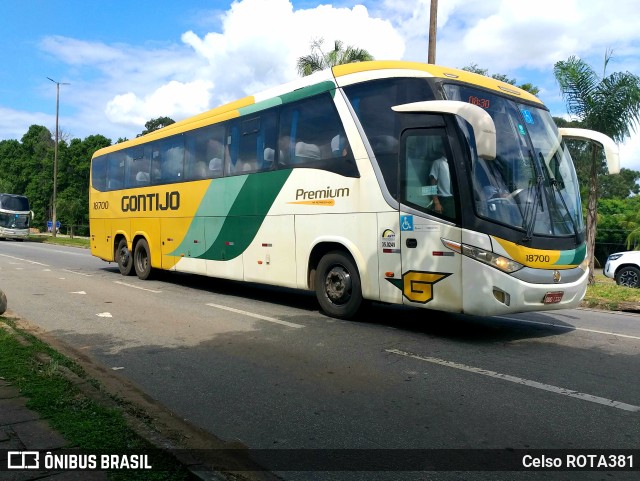 Empresa Gontijo de Transportes 18700 na cidade de Ipatinga, Minas Gerais, Brasil, por Celso ROTA381. Número da foto: #11698178.