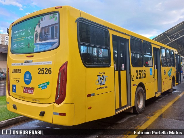 Viação Jundiaiense 2526 na cidade de Jundiaí, São Paulo, Brasil, por Fabrício Portella Matos. Número da foto: #11698836.