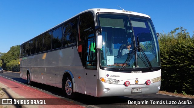 Ônibus Particulares YP6677 na cidade de Talagante, Talagante, Metropolitana de Santiago, Chile, por Benjamín Tomás Lazo Acuña. Número da foto: #11698990.