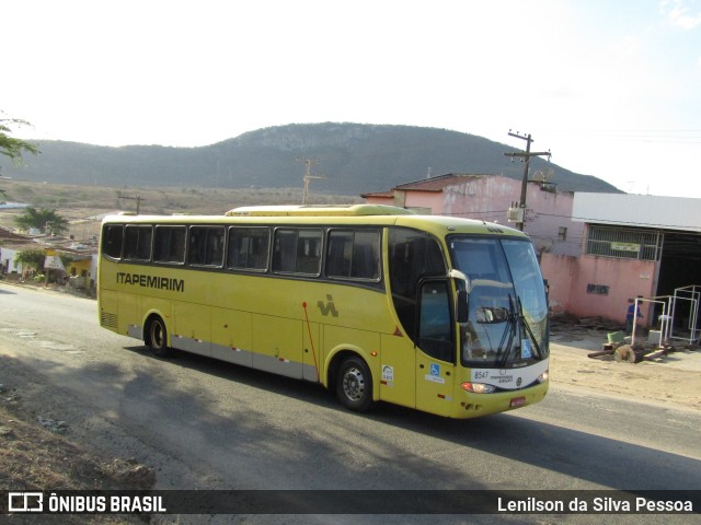 Viação Itapemirim 8547 na cidade de Taquaritinga do Norte, Pernambuco, Brasil, por Lenilson da Silva Pessoa. ID da foto: 11699424.