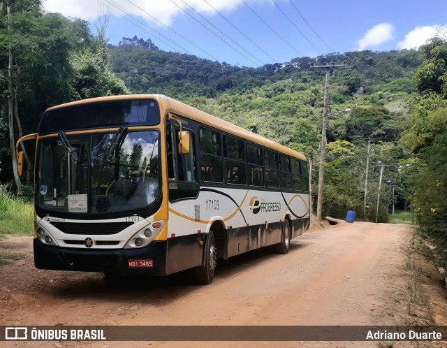 Viação Progresso 17103 na cidade de Três Rios, Rio de Janeiro, Brasil, por Adriano Duarte. ID da foto: 11698823.