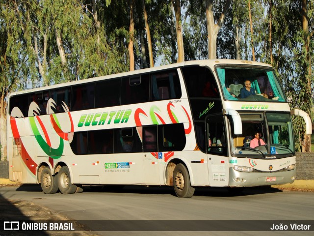 Eucatur - Empresa União Cascavel de Transportes e Turismo 4340 na cidade de Cuiabá, Mato Grosso, Brasil, por João Victor. ID da foto: 11699814.