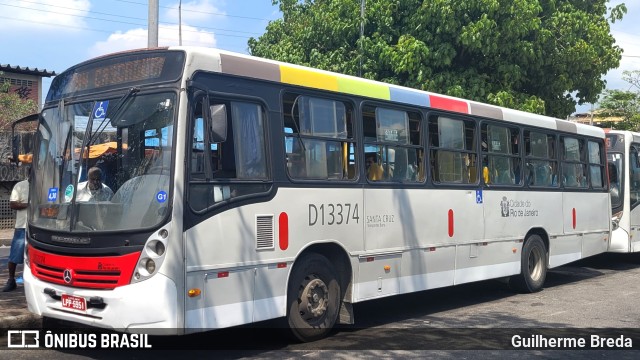 Transportes Barra D13374 na cidade de Rio de Janeiro, Rio de Janeiro, Brasil, por Guilherme Breda. ID da foto: 11697918.