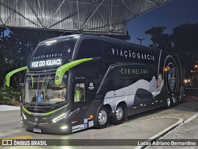 Viação Garcia 86039 na cidade de Bauru, São Paulo, Brasil, por Lucas Adriano Bernardino. ID da foto: 11699523.