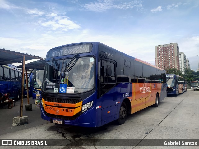Evanil Transportes e Turismo RJ 132.152 na cidade de Rio de Janeiro, Rio de Janeiro, Brasil, por Gabriel Santos. Número da foto: #11699559.
