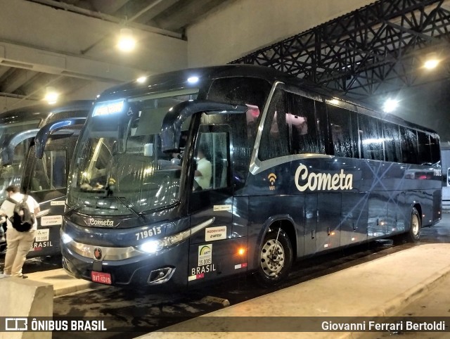 Viação Cometa 719613 na cidade de Santos, São Paulo, Brasil, por Giovanni Ferrari Bertoldi. ID da foto: 11698890.