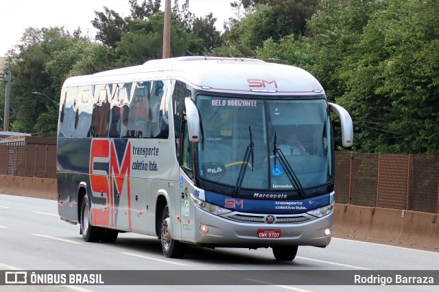 Transporte Coletivo Santa Maria 286 na cidade de Betim, Minas Gerais, Brasil, por Rodrigo Barraza. ID da foto: 11699502.