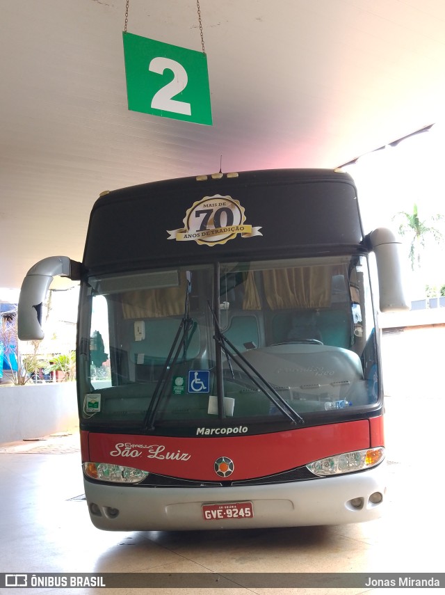 Expresso São Luiz 7560 na cidade de Quirinópolis, Goiás, Brasil, por Jonas Miranda. Número da foto: #11698173.