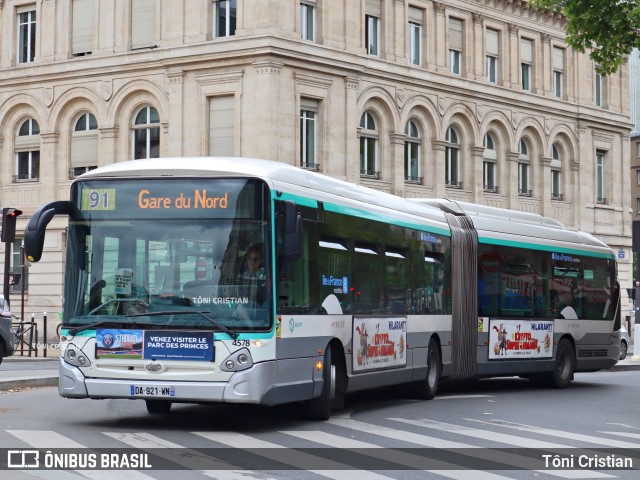 RATP - Régie Autonome des Transports Parisiens 4578 na cidade de Paris, Île-de-France, França, por Tôni Cristian. ID da foto: 11699321.