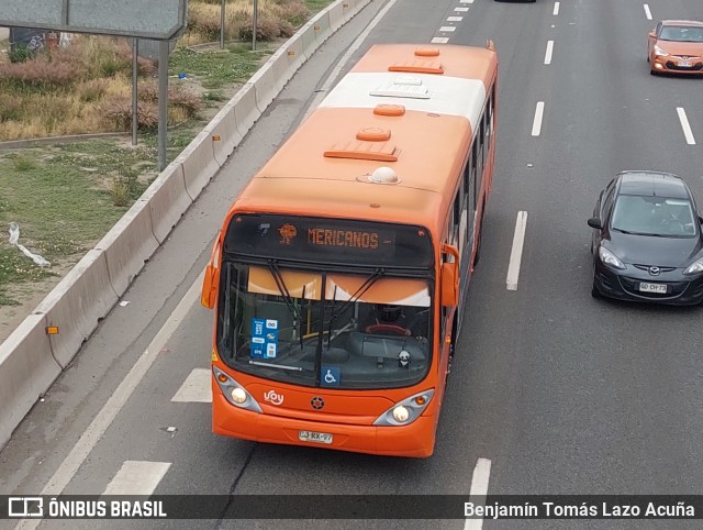 Voy Santiago CJRX97 na cidade de Cerrillos, Santiago, Metropolitana de Santiago, Chile, por Benjamín Tomás Lazo Acuña. ID da foto: 11698869.