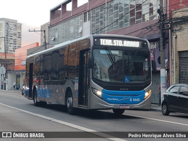 Viação Grajaú S.A. 6 1445 na cidade de São Paulo, São Paulo, Brasil, por Pedro Henrique Alves Silva. Número da foto: #11700431.