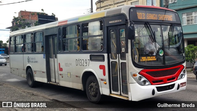 Transportes Barra D13297 na cidade de Rio de Janeiro, Rio de Janeiro, Brasil, por Guilherme Breda. Número da foto: #11702804.