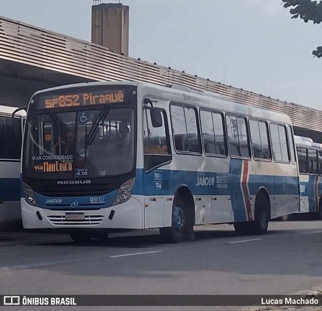 Auto Viação Jabour D86157 na cidade de Rio de Janeiro, Rio de Janeiro, Brasil, por Lucas Machado. Número da foto: #11700967.