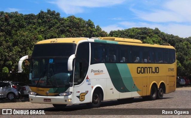 Empresa Gontijo de Transportes 17145 na cidade de Vitória da Conquista, Bahia, Brasil, por Rava Ogawa. ID da foto: 11700907.