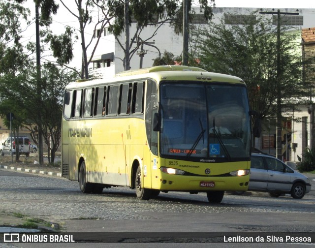 Viação Itapemirim 8535 na cidade de Caruaru, Pernambuco, Brasil, por Lenilson da Silva Pessoa. ID da foto: 11702452.