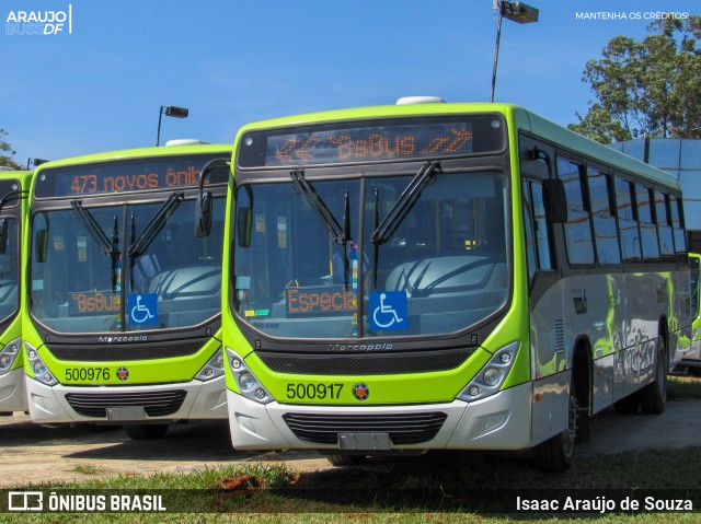BsBus Mobilidade 500917 na cidade de Candangolândia, Distrito Federal, Brasil, por Isaac Araújo de Souza. Número da foto: #11700064.