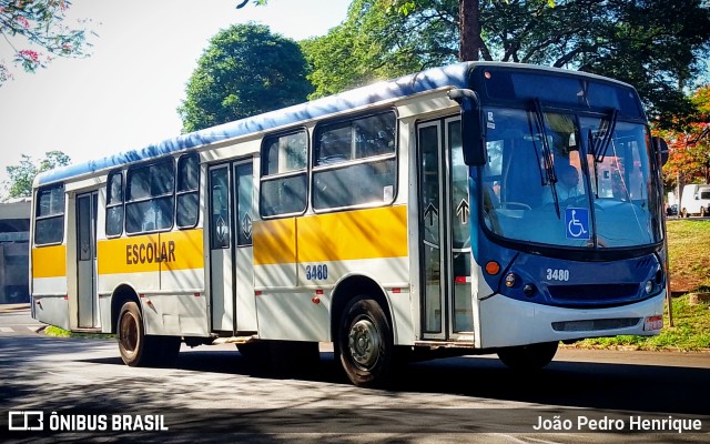 Auto Viação Jauense 3480 na cidade de Jaú, São Paulo, Brasil, por João Pedro Henrique. ID da foto: 11700336.