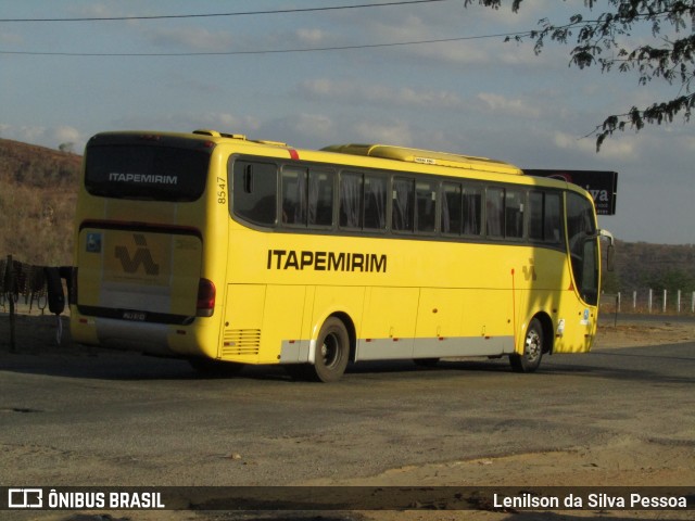 Viação Itapemirim 8547 na cidade de Taquaritinga do Norte, Pernambuco, Brasil, por Lenilson da Silva Pessoa. ID da foto: 11702473.