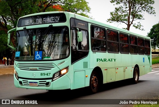 Viação Paraty 8947 na cidade de Jaú, São Paulo, Brasil, por João Pedro Henrique. ID da foto: 11700330.