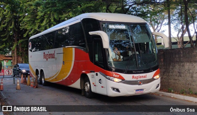 Viação Regional 2417 na cidade de Salvador, Bahia, Brasil, por Ônibus Ssa. Número da foto: #11700268.
