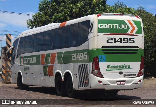 Empresa Gontijo de Transportes 21495 na cidade de Vitória da Conquista, Bahia, Brasil, por Rava Ogawa. Número da foto: #11700927.