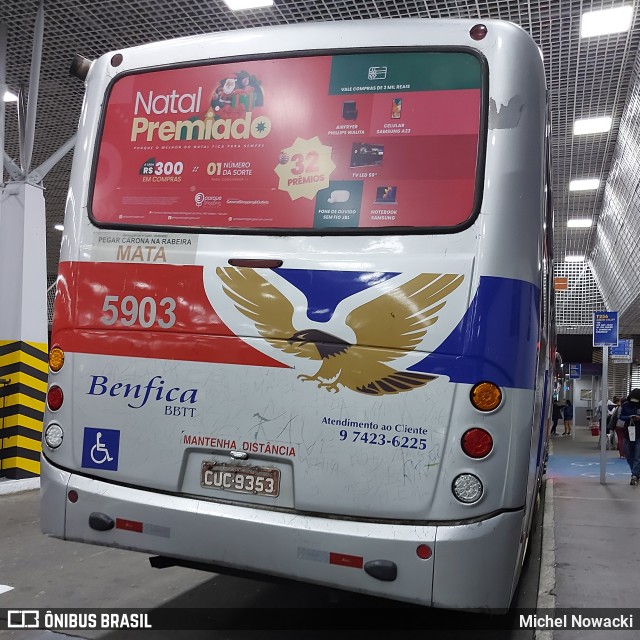 BBTT - Benfica Barueri Transporte e Turismo 5903 na cidade de Barueri, São Paulo, Brasil, por Michel Nowacki. Número da foto: #11702178.