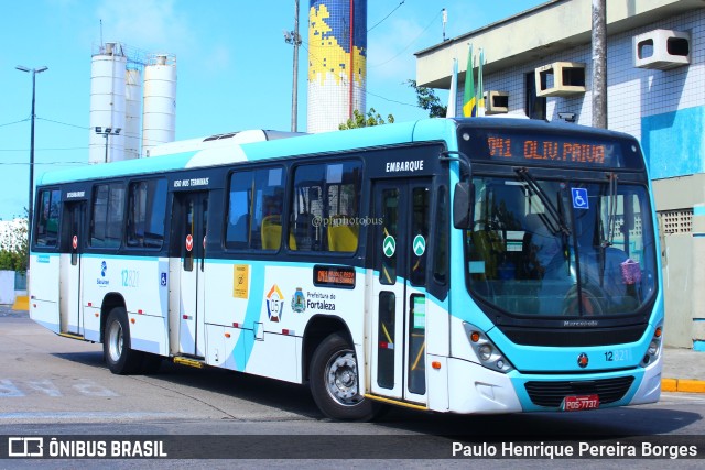 Auto Viação São José 12821 na cidade de Fortaleza, Ceará, Brasil, por Paulo Henrique Pereira Borges. Número da foto: #11701551.