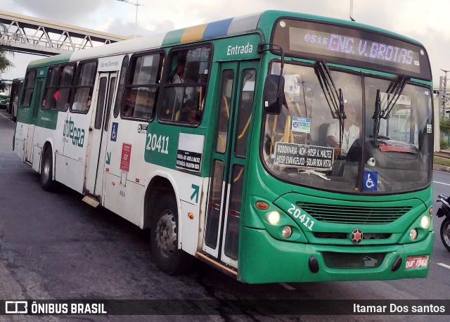 OT Trans - Ótima Salvador Transportes 20411 na cidade de Salvador, Bahia, Brasil, por Itamar dos Santos. Número da foto: #11702932.